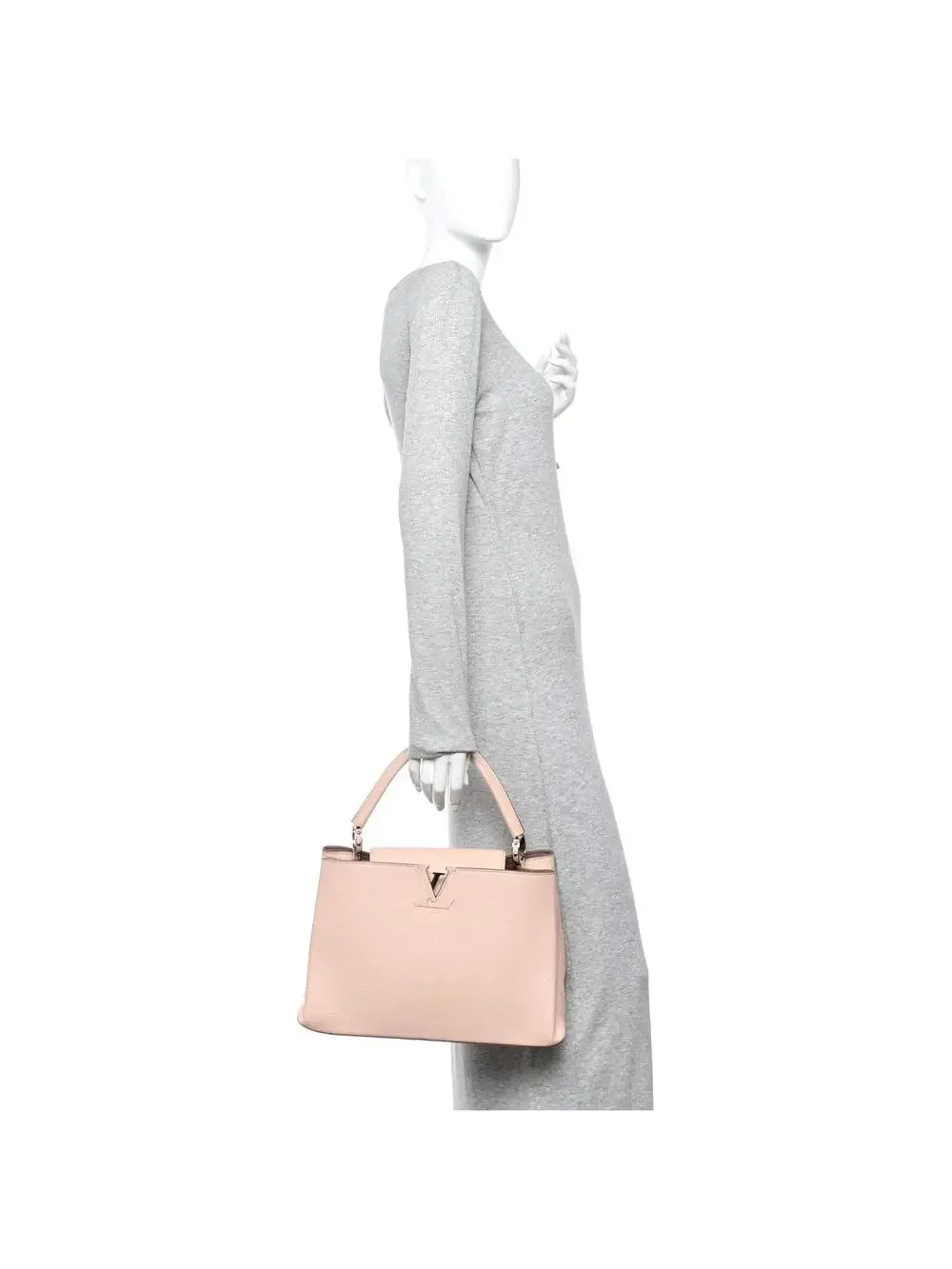 Louis Vuitton Taurillon Capucines Mm #360674L17B